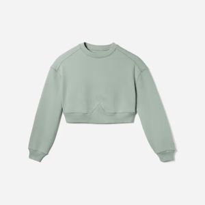 Everlane Organic Cotton Cropped Crew Sweatshirt